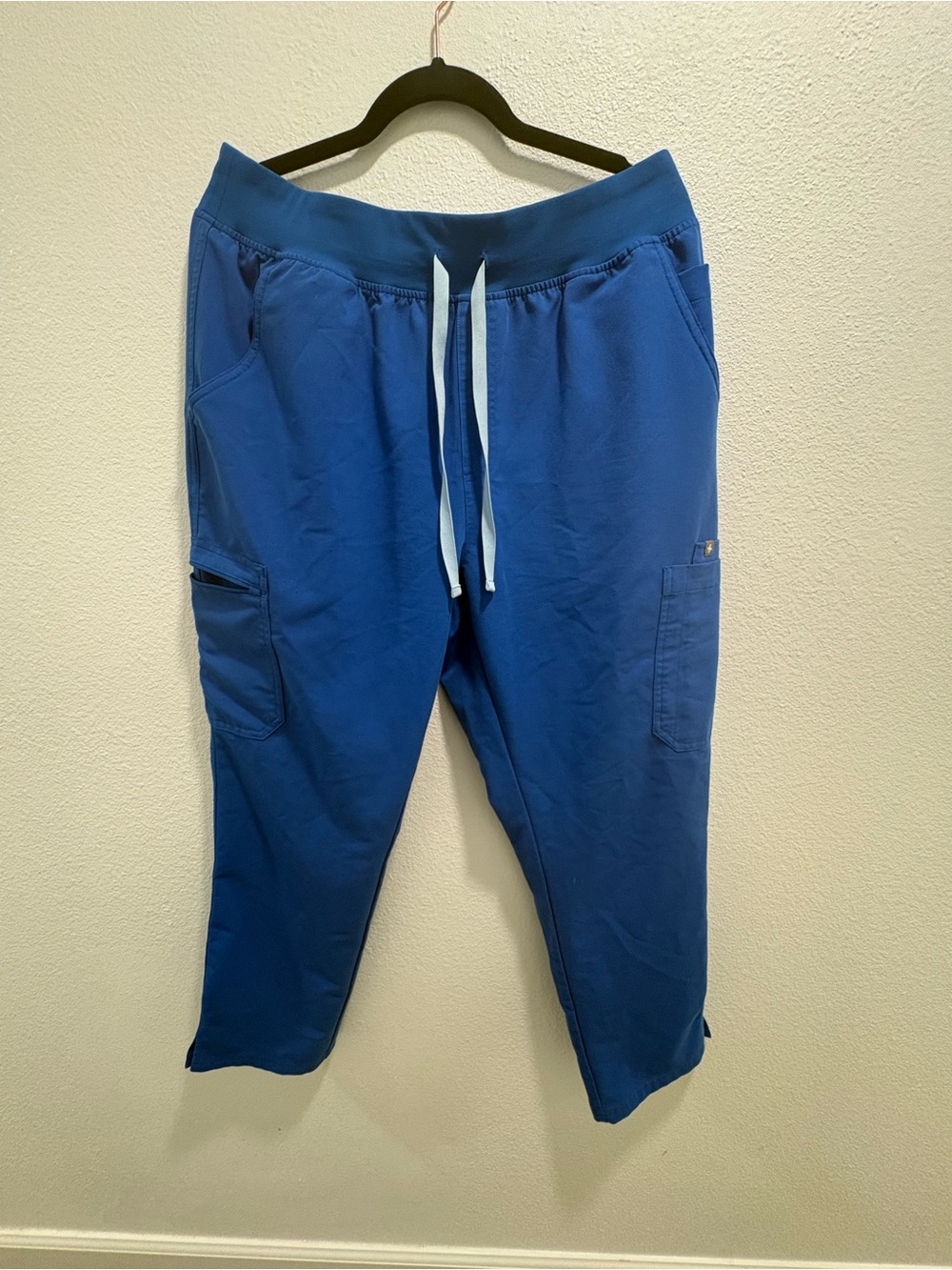 FIGS High-Waisted Yola Scrub Pants Women’s PETITE XL - ROYAL BLUE